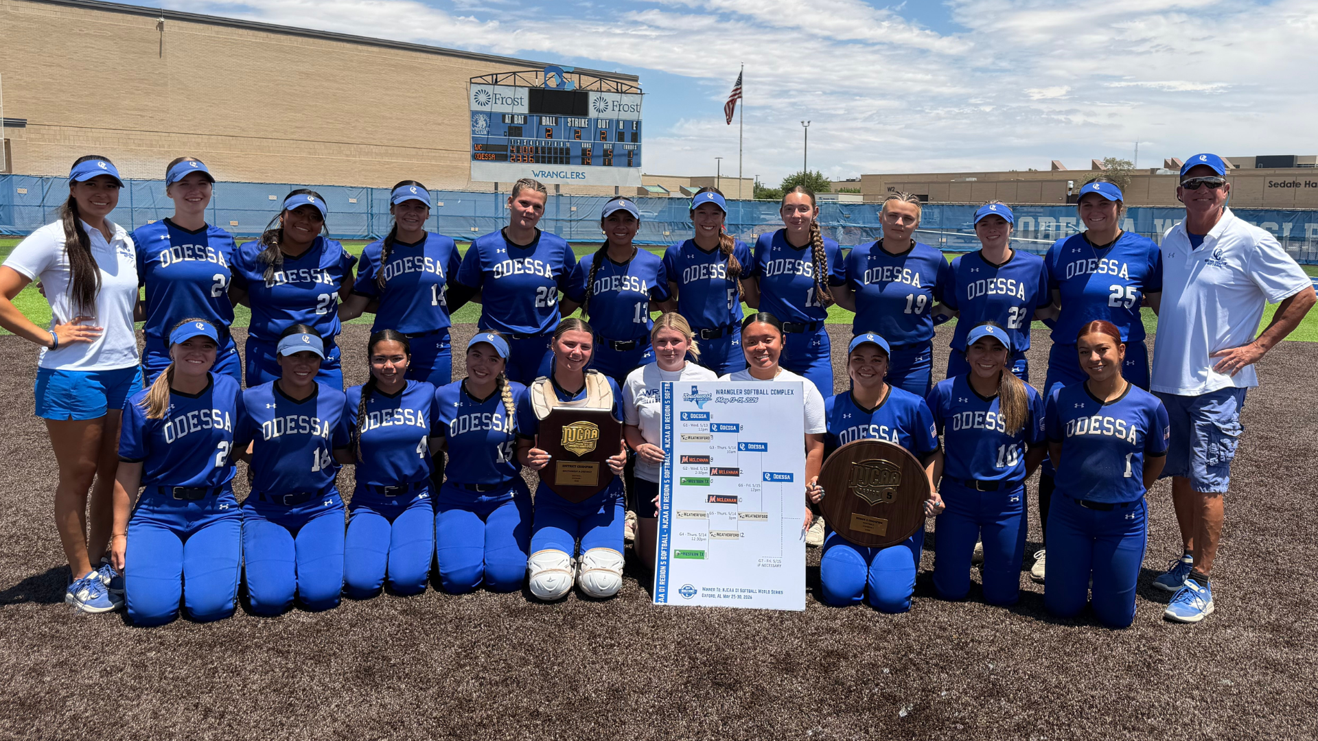 Odessa Softball Wins Southwest District A Championship